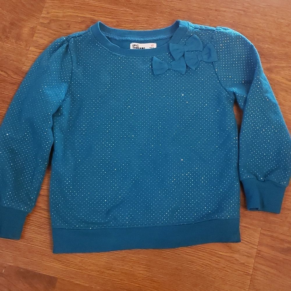 Girls Holiday Sparkle Sweater